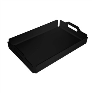 Plexiglass Organizer Food Holder Tray Glass Green Lucite Tray with Handles