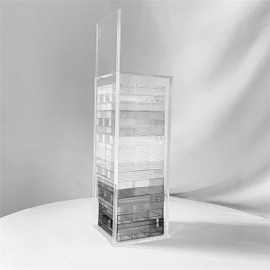 custom puzzl tic tac toe toys playground board giant automati classic diy building blocks acrylic stacking game sets