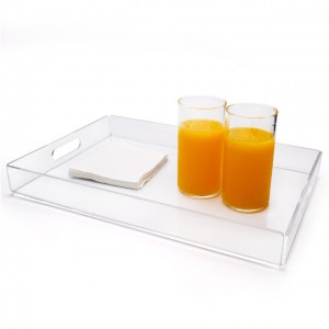 Acrylic serving tray