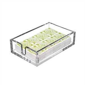 Plexiglass Acrylic Dog Bowl Display Tray Acrylic Dog Bowl Tray with Polished Brass Corners