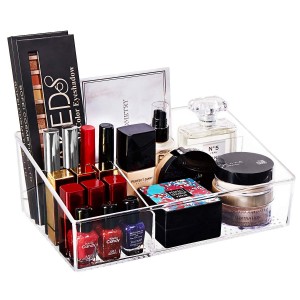 Acrylic makeup organizer