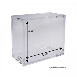 Custom Acrylic Booster Box Clear Lucite Magnetic Box