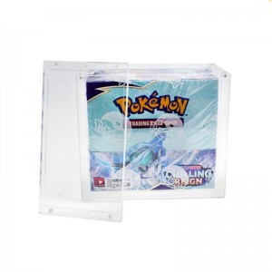 Custom Acrylic Booster Box Clear Lucite Magnetic Box