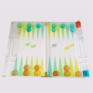 Factory Custom monopoli ludo board card maker scrabble developmental educational children acrylic backgammon game for kids