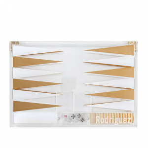 Color Option Plexiglass Indoor Game Case Orange & Clear Acrylic Backgammon Set