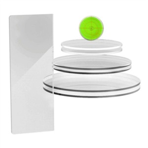 custom wholesale rectangle plastic thick coloured drum white mdf square rounds Clear Acrylic Cake Boards Bases Display with logo