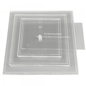 Multi Sizes Clear Lucite Cake Stand Round Acrylic Cake Disk Basic Kit