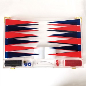 Lucite Backgammon Game Set Custom Color Acrylic Backgammon Game Board