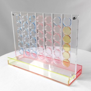 Acrylic Connect Four Set Custom Color Acrylic Lucite Game Board
