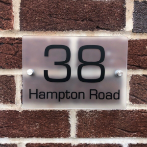 custom floating modern hotel office home welcom address signs door number decorative plates Acrylic House Number Sign Plaque