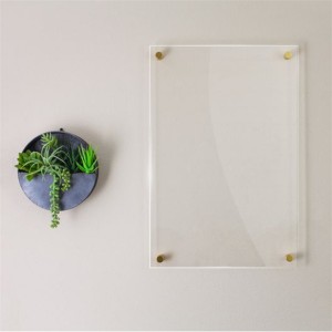 Blank Memo Table Habit Clear Office Floating Message Note Board To Do List Wall Black Acrylic Dry Erase Writing Board