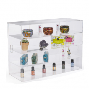 Four Tier Perspex hotwheels Clear toy Doll acrylic display cases