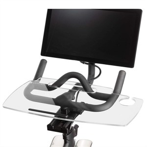 Exercise Workstation Tablet Phone Book Cycle Spinning Peloton Work Ride Desk Clear Acrylic laptop car Tray for Peloton Bike