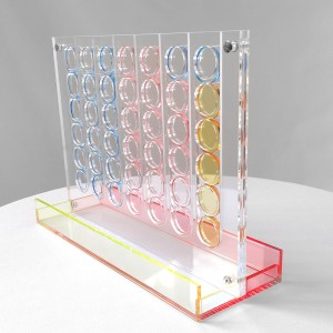 Acrylic Connect Four Set Custom Color Acrylic Lucite Game Board
