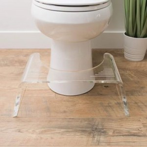 Amazon Hot Sale Custom Clear Small Sitting Stackable Plastic Baby Acrylic Toilet Step Stool