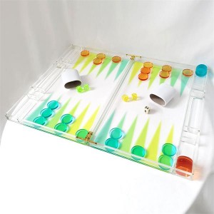Factory Custom monopoli ludo board card maker scrabble developmental educational children acrylic backgammon game for kids