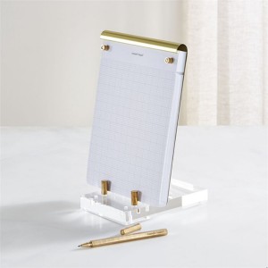 custom wholesale adjustable kids Hight Quality Clear mini art Tabletop Display Acrylic Easel Tripod stand For Painting