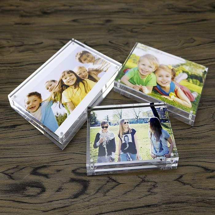 Square Perspex Glass Postcards Frame Custom 4×6 Acrylic Photo Frame