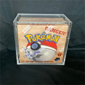 Custom Pokemon ETB Display Case Magnet Lid screw assembly closure Protector case Acrylic Booster Box Display case