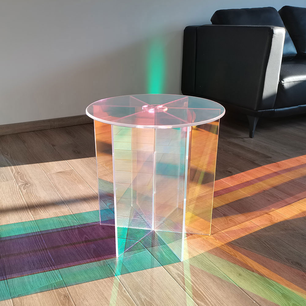 Creative Acrylic Dining Table Decor Wedding Countertop Coffee Table for Sale