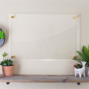 Blank Memo Table Habit Clear Office Floating Message Note Board To Do List Wall Black Acrylic Dry Erase Writing Board
