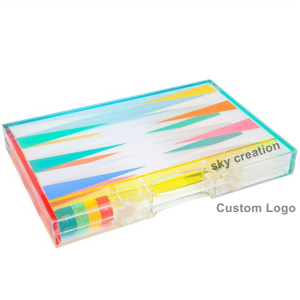 Factory Custom monopoli ludo board card maker scrabble developmental educational children acrylic backgammon game for kids