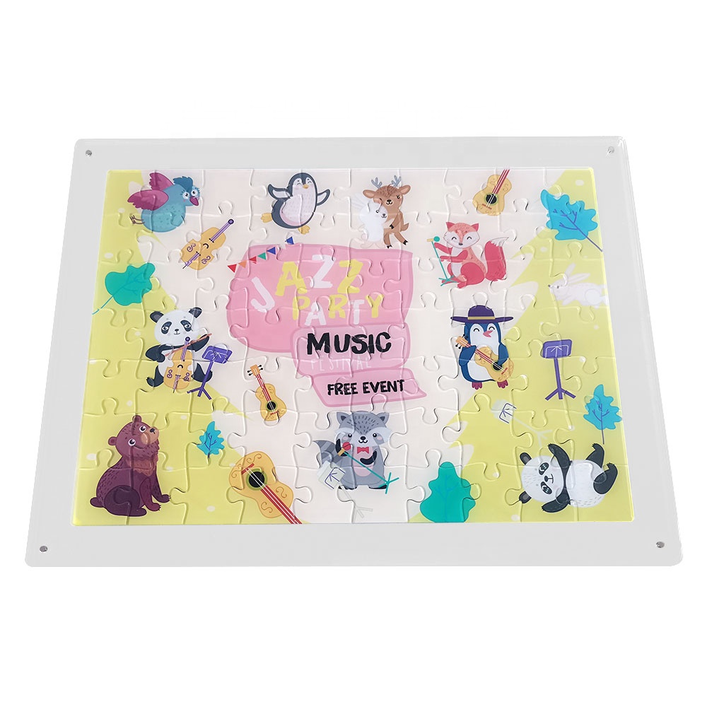 Home Decor Custom Jigsaw Puzzle Acrylic Puzzle Game