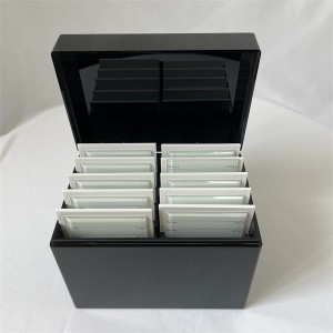plastic extension box tweezer eyelashes strips tray storage case display stand rack clear acrylic eyelash organizer holder