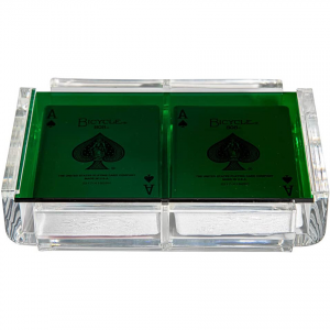 Customized Color Acrylic Rectangle Playing Card Deck Holder