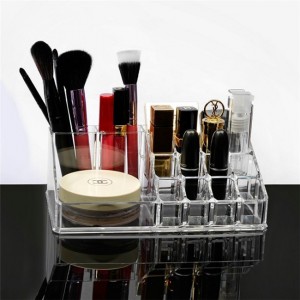 Acrylic makeup organizer