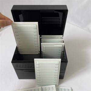 plastic extension box tweezer eyelashes strips tray storage case display stand rack clear acrylic eyelash organizer holder