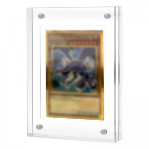 Custom Booster Case Magnetic Acrylic Card Frame