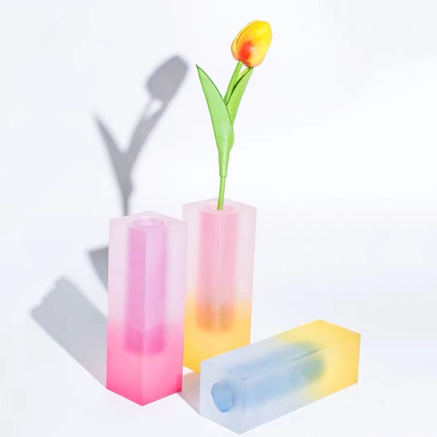 acrylic vase