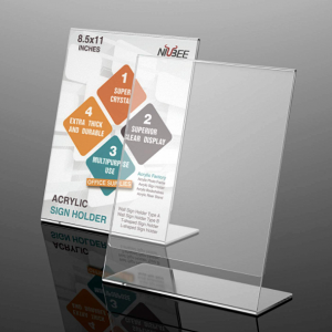 Acrylic menu holder