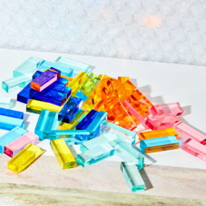 Factory Custom floating puzzl tic tac toe toys playground board giant jengaes classic game building blocks acrylic stacking game