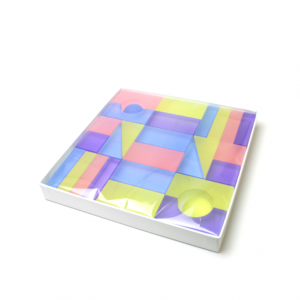 wholesale custom  shape blocks Acrylic geometric game for kids