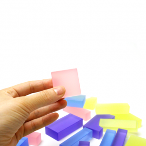 wholesale custom  shape blocks Acrylic geometric game for kids